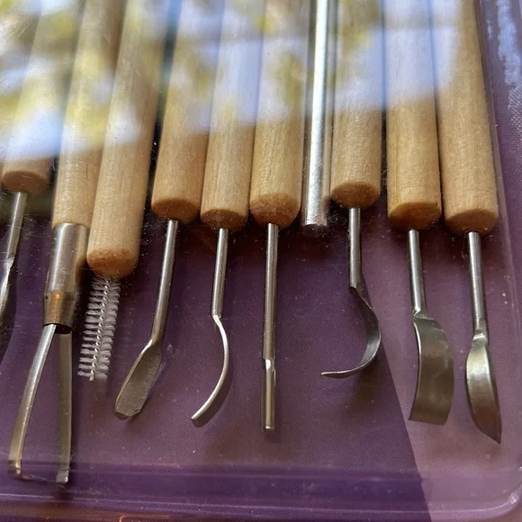 Sculpting Tools Pottery Tool Set 11 Pieces New Sealed Package Two Sided 22 Tools - Picture 10 of 11